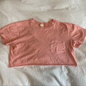 Pink Girls Unite Cropped Shirt from Garage